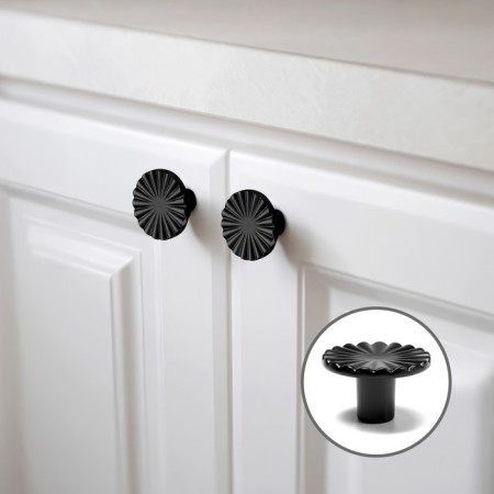 Handle button cappio d = 36, black color