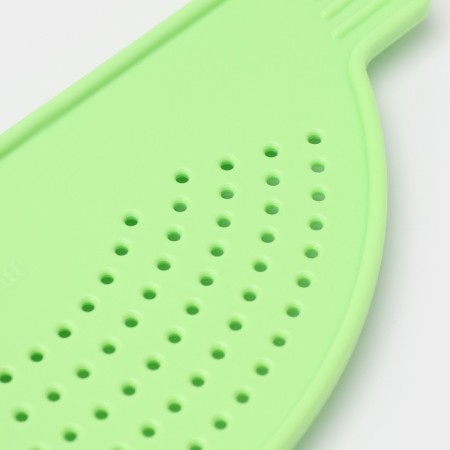 A colander on a pan, d = 28 cm, green color-10