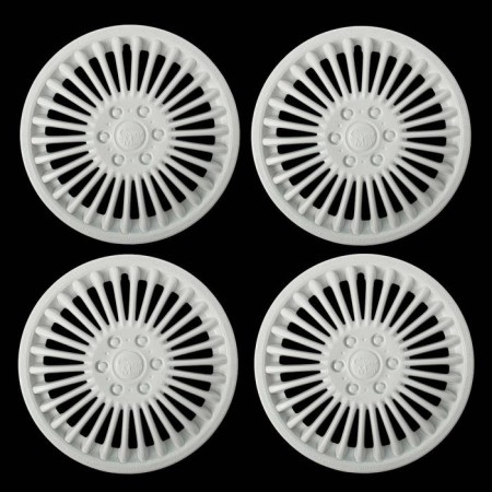 Wheel caps R15 "Mini-Cooper", white gloss, set 4 pcs.