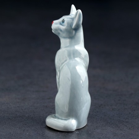 Porcelain figurine "Thai cat", 10 cm, mix-1