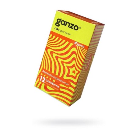 Ganzo Juice condoms "Aromatized", 12 pcs.