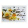 Carty clock is wall-mounted, interior "first flowers", silent, 30 x 20 cm