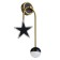 Sconces 2485/2 LED 8W 4000k black and gold 24x46 cm