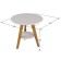 Table Journal Hog, 550x550x500, white/light oak