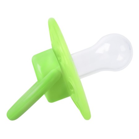 Nipple-dummy Silicone classic “sun”, from 3 months, green color-1