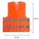 The vest is a signal, reflective, orange, 2 class, size XL, 68 × 55 cm 60g/m2