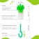 Brush for bottles with a sponge, color mix
