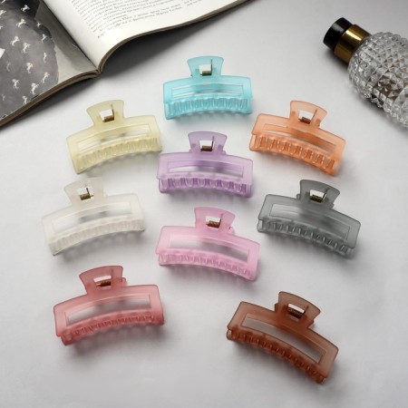 Hair crab "Fog" straight, 7 cm, mix-1
