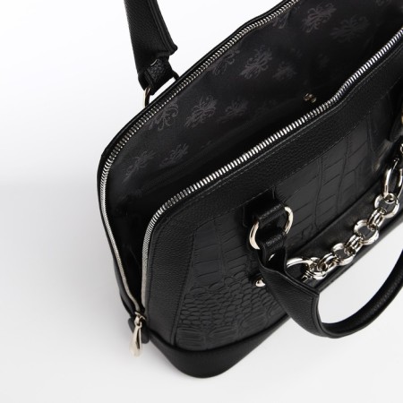 Female bag Textura, tout, average size, black color-8