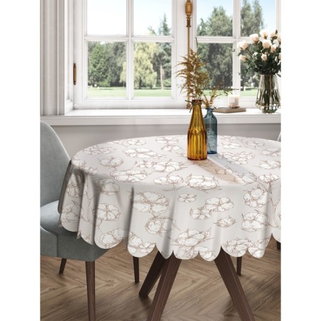 Tables on the table "Cotton", Round, Saten, D = 150 cm