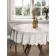 Tables on the table "Cotton", Round, Saten, D = 150 cm