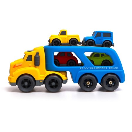 Truck inertial truck, with 4 machines, light and sound effects-2