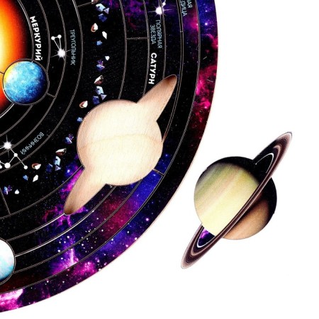 Puzzle "Solar System", 20 x 20 cm-1