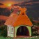 Aroma lamp house "Horse", 11 cm, handmade, mix,