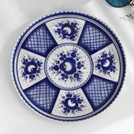 Pizza dish "Flower", D-30cm-1