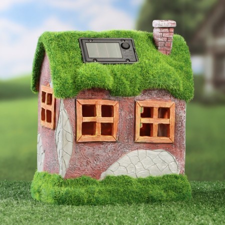 Garden Light "Hobbit House" 16x10x22cm-3