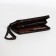 Male purse with lightning, department for bills, for cards, for coins, brown color