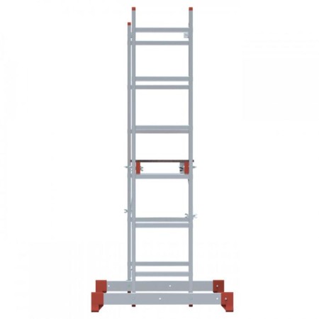 Staircase-Volume 97970, aluminum, 3 in 1, 6 steps, 1620 mm-1