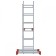Staircase-Volume 97970, aluminum, 3 in 1, 6 steps, 1620 mm
