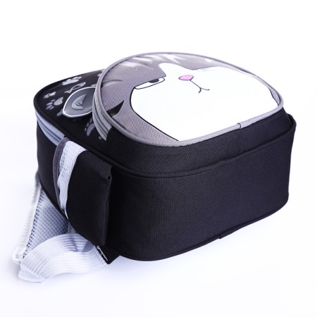 Baby backpack on lightning, 3 outer pockets, black color-3