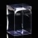 Folding box from PVC 10 x 10 x 15 cm