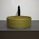 Comforty GL05 pad, round, glass, gold color