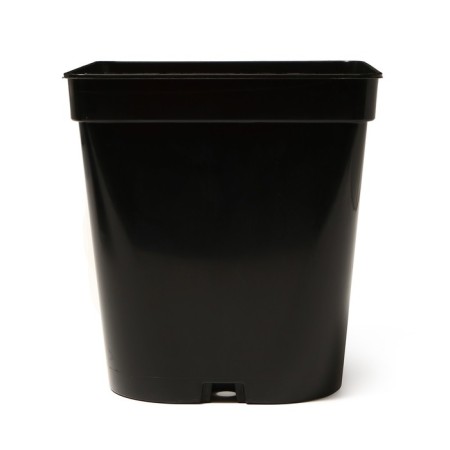 Pot for seedlings, 5 l, d = 18.5 cm, h = 20 cm, black, Greengo-5