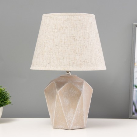 Highway Lamp "Aurika" E14 40w beige 22x22x34cm