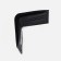 Male purse without fastening, compartment for coins, for cards, black color