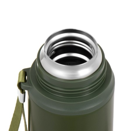 Thermos, 1 l, Traveller "Master K", with a mug, retains heat up to 12 hours, green-3