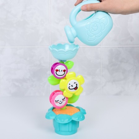 A set of bath toys "Panda and Flower", 3 objects, on suction cup-3