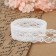 Capricon lace, 30 mm × 10 ± 1 m, white color
