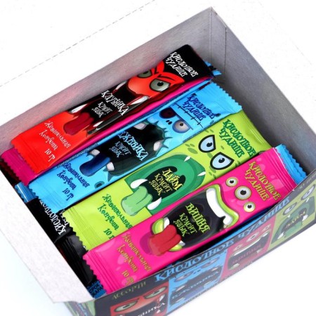 Chewing candy "acid monster" acidic, taste of assortment, 10 g-2