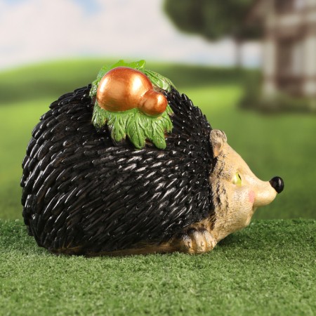Garden figure "Hedgehog with acorns" 17x23x18cm-2