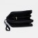 Male purse on lightning, department for bills, for maps, for coins, black color