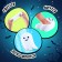 Toy-Surprise "Myak-Zhmyak", a ghost with stickers, mix