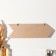 Decorative wood hooks "Palm leaves. Index" 2.5x30x8.8 cm