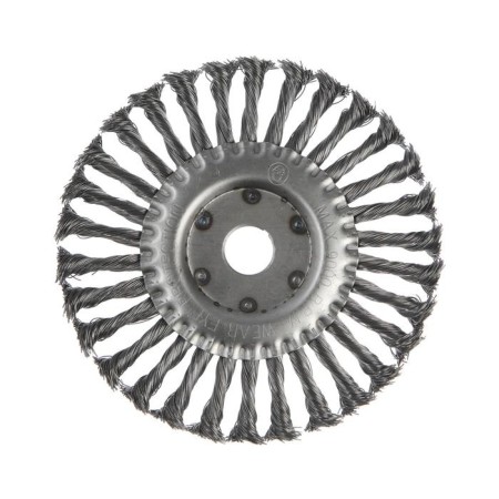 Metal brush for ushm scrap, twisted wire, flat, landing 22 mm, 175 mm-3