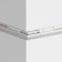 Connector Corner External Gravity built -in, white