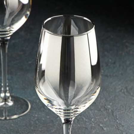 A set of glass glasses for the wine "Silver Smoke", 350 ml, 4 pcs-2
