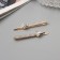 Invisibility for hair "Dilis" (set 2 pcs) grace, 5.5 cm, gold