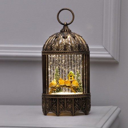 LED figure "Lantern with dungeons" 13 × 25.5 × 8 cm, plastic, AAX3 batteries (not in the kit), USB, glow warm white