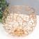 Climber Metal "Loft. Weave" gold set 3 pcs 7x9x9 10x12.5x12.5 13x16x16 cm