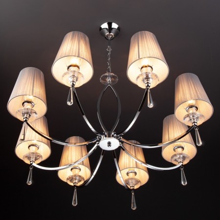 Valery 8x40W e14 chandelier chrome-5