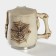 Stainless steel mug "Skull. Halloween ", 400 ml, beige color
