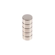 REXANT neodymium magnet, 10x5 mm disk, grip of 2.5 kg, 5 pcs.