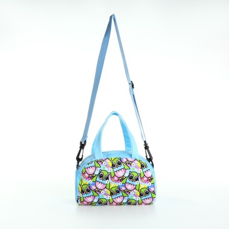 Bag owl, 21*8*13.5, lightning departure, string reg, blue-1
