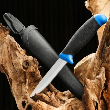 Tourist knife "Ural" 21cm, blade 98mm/1.8mm, blue 2301188
