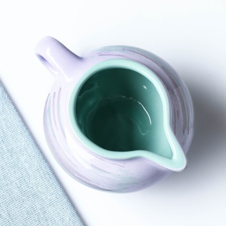 Creammate - Borisovsky saucer 0.18l - 10x7cm, lavender-2