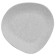 Locking plate Kutahya Porselen Galaxy, light gray color